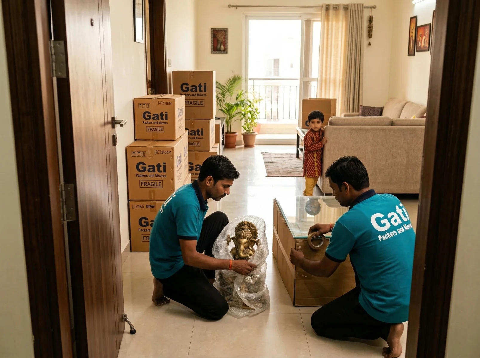 House Relocation service by Gati Packers and Movers
