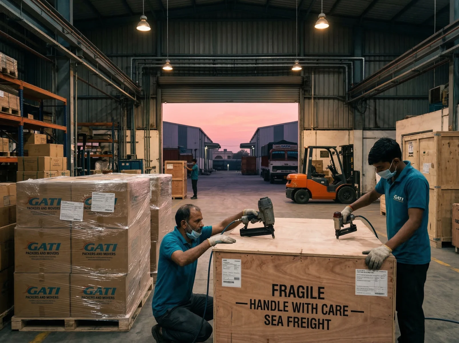 International Cargo service by Gati Packers and Movers