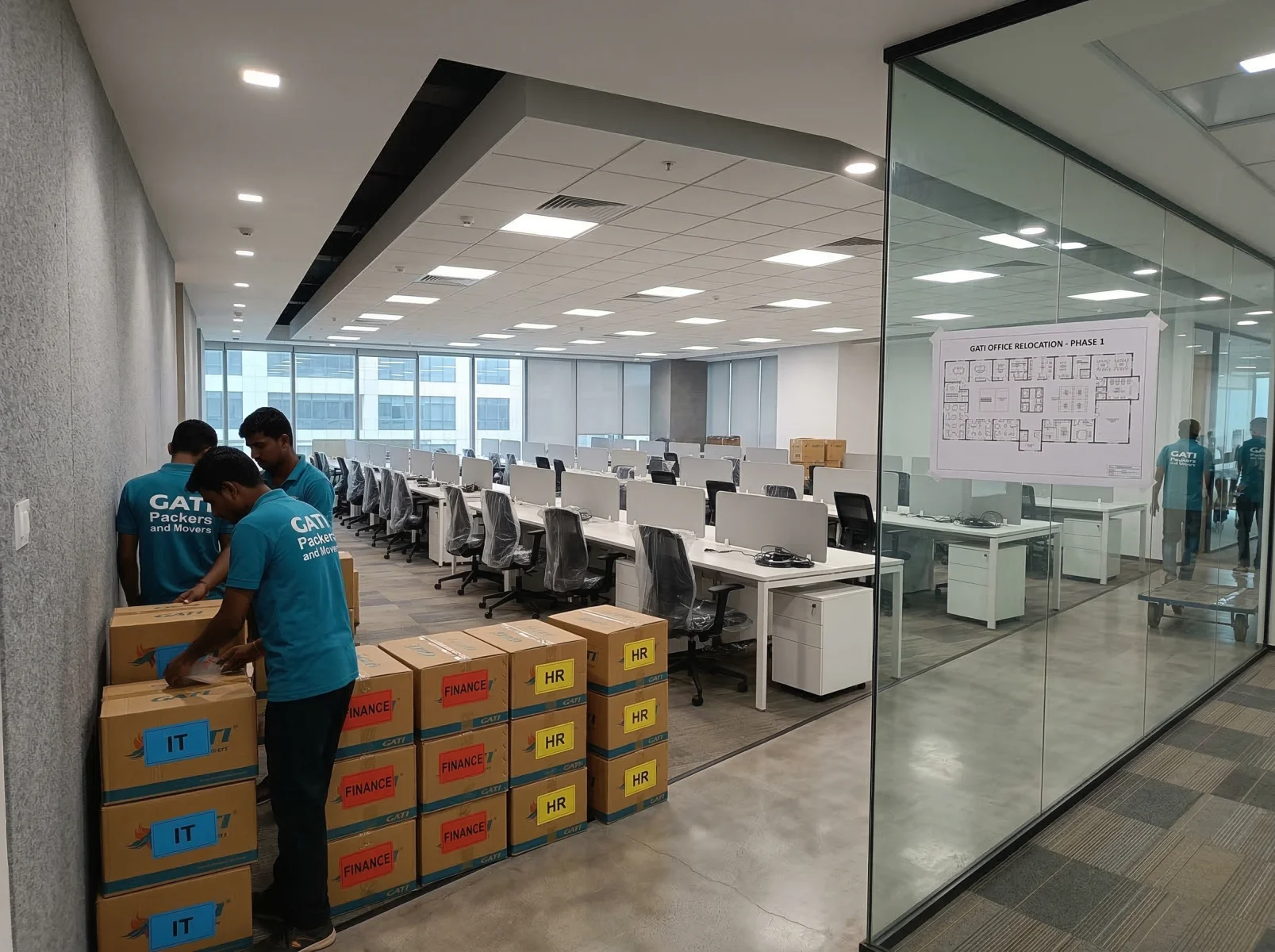 Office Moving service by Gati Packers and Movers