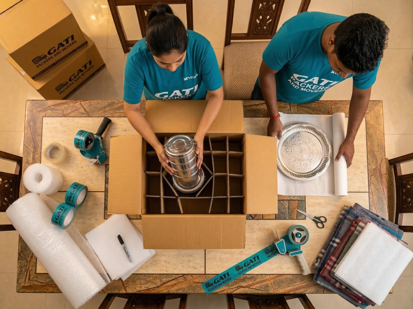 Professional Packing service by Gati Packers and Movers